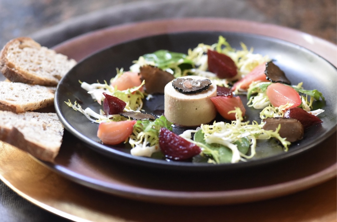 Foie Gras Torchon, Port Lacquered Beets, Truffled Chicories | Amy Glaze ...